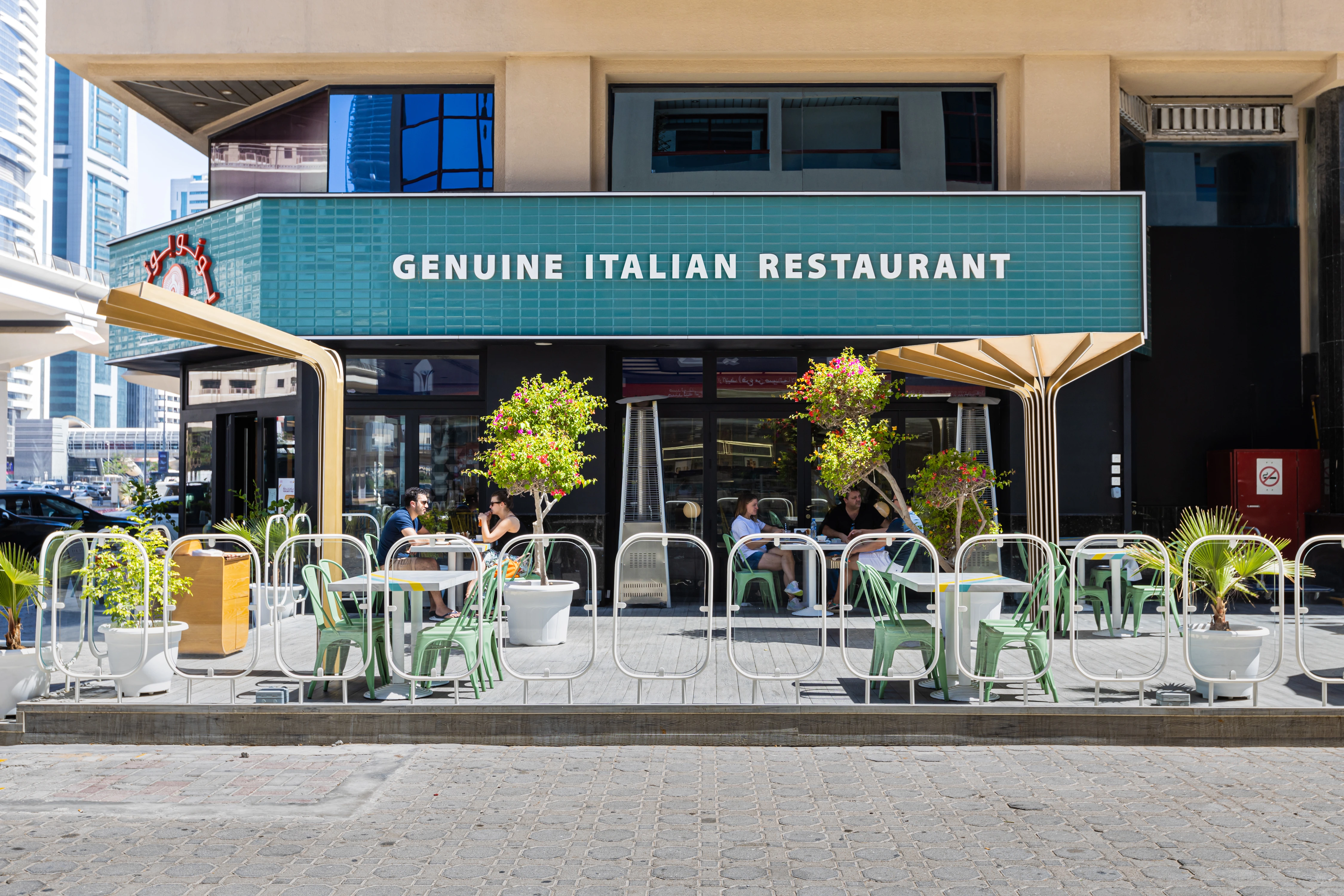Buono Buono hospitality brand system footer visual