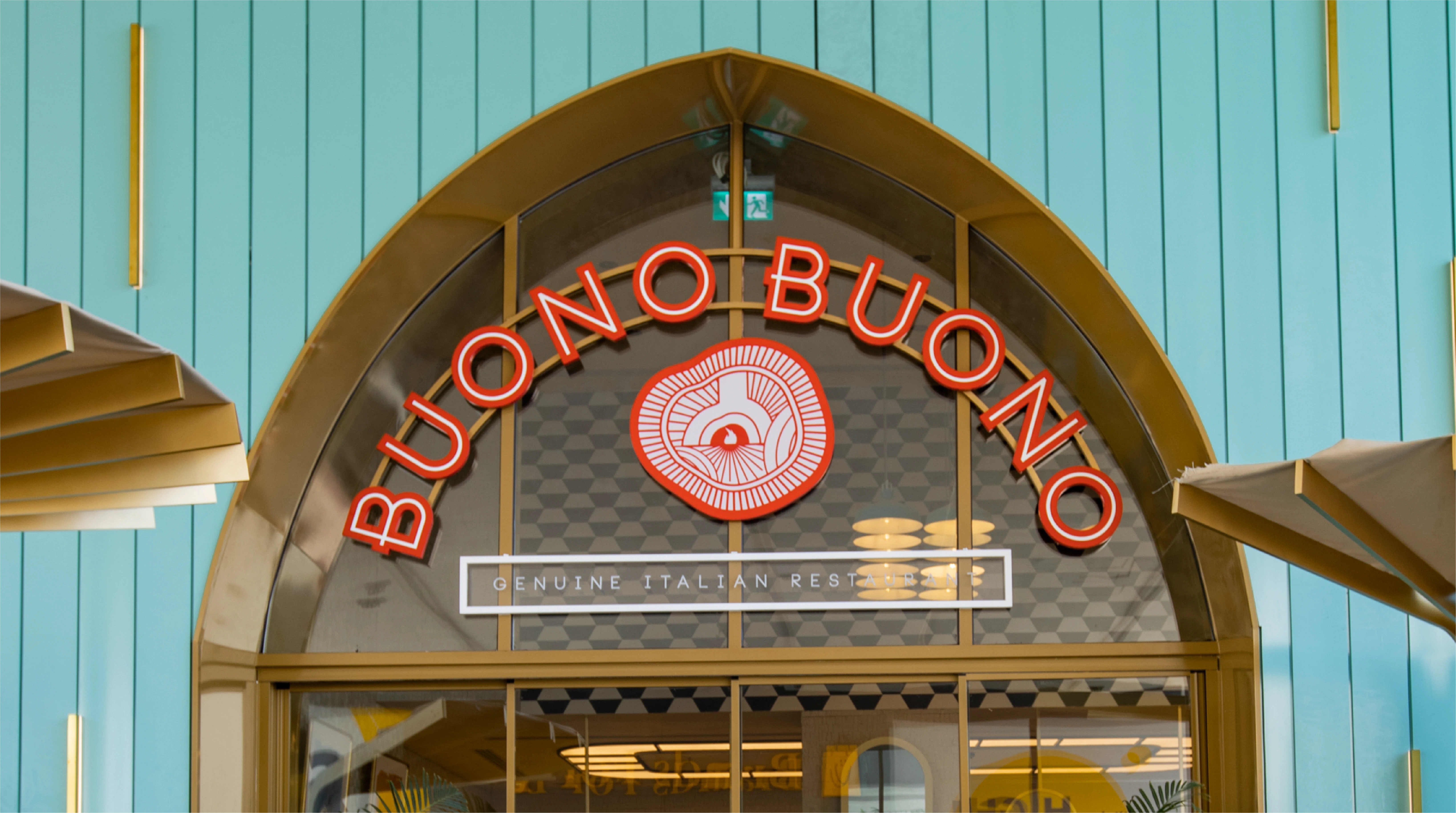Buono Buono restaurant identity and hospitality brand presentation