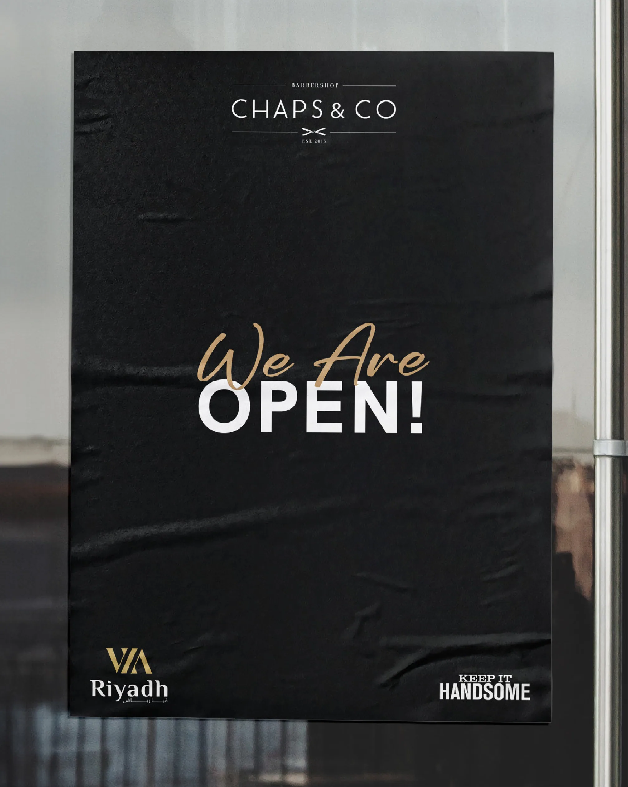 Chaps & Co brand guidelines close-up detail