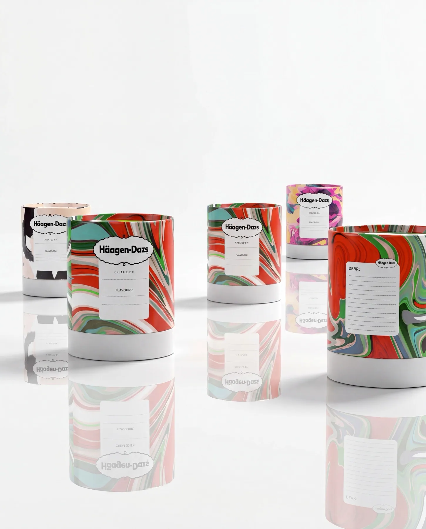 Häagen-Dazs gift packaging detail