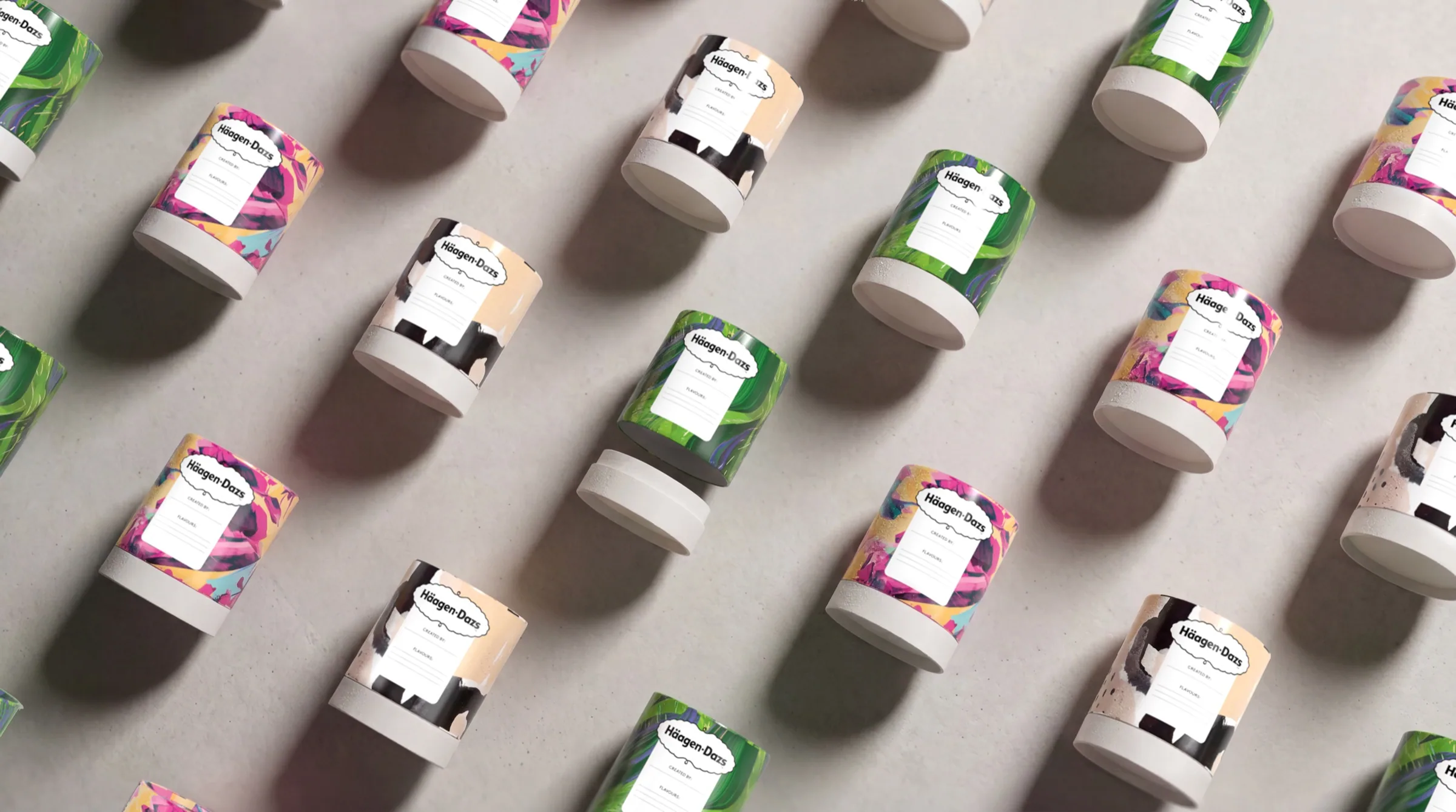 Häagen-Dazs premium packaging concept render
